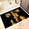 Garfield Print Rug, Washable Floor Carpet, For Entryway Dorm Laundry Room Office Study, Home Decor Birthday Christmas Gift