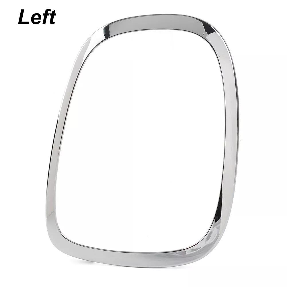 Car Modification Vehicle Enhancement Rear Taillight Cover Plating Bright Silver Color Direct Replacement Easy To Use