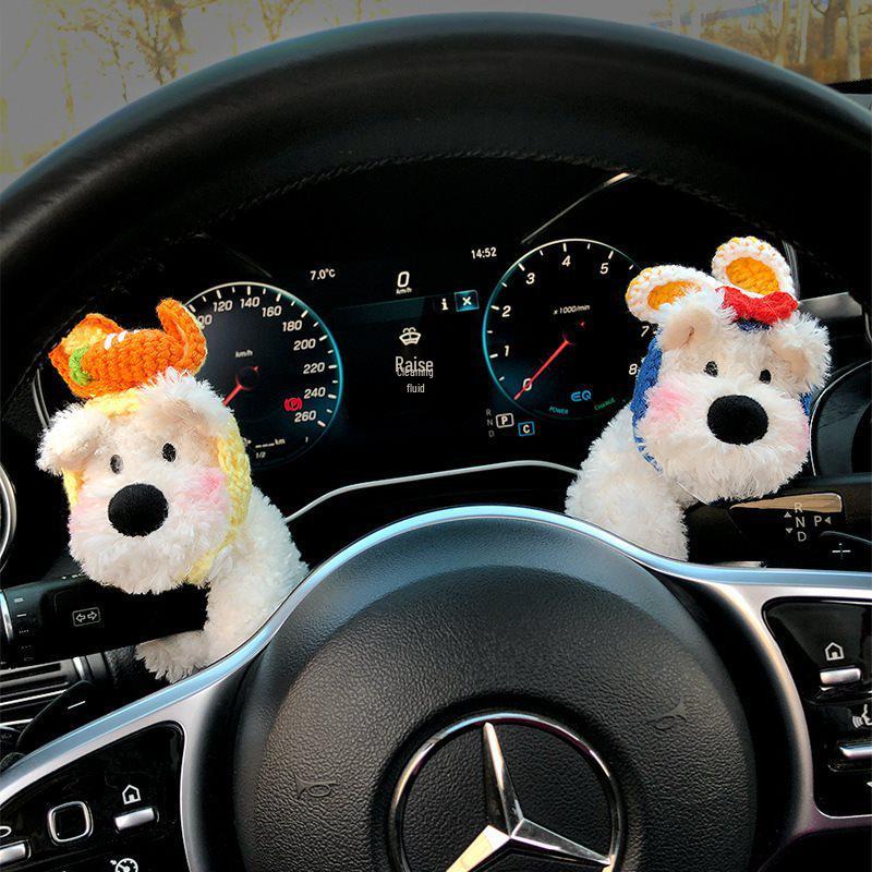 Plüsch Blinkerhebel Puppe - Auto Innenraum Ornament und Scheibenwischer Dekoration