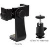 Tripod Montajı Evrensel 360 Derece Cep Telefonu Klipsi 1/4 Vida Cep Telefonu Tutucu Masaüstü Tripod Adaptörü iPhone ile Uyumlu