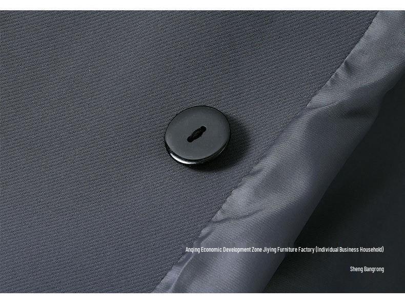 Women's Gray Blazer Jacket and Pants Two-Piece Set for Early Autumn 2025 - Petite Casual Suit