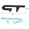 3D Metal GT Logo Car Trunk Rear Emblem Insignia Sticker for Renault Logan Clio Megane Kangoo 1 2 3 4 Captur ESP