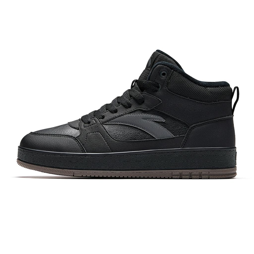 Anta High Top Skateboard Shoes Men's Black/Castle Gray 912548938-3