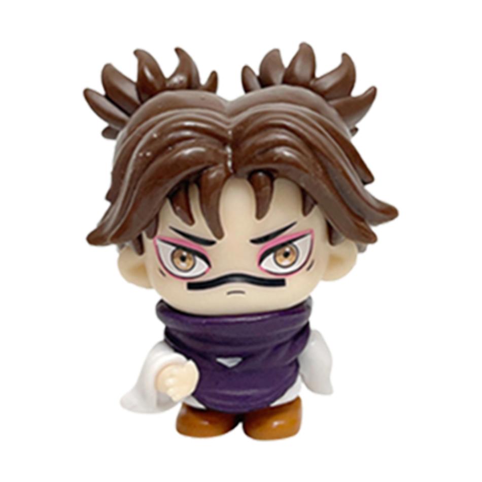 Jujutsu Battle Anime Q Version Five Way Wu Xia You Jie Wild Rose Anime Cute Handmade Pvc Model Anime Toy Ornament Festival Gift