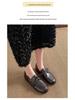 Available: Women's British Style Retro Round Toe Leather Loafers - Simple, Commuter Flat Lace-Up Shoes