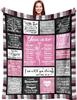 Inspirational Christian Throw Blanket Soft Warm Flannel Perfect Spiritual Gift for Women  Men Birthday Present x Inches