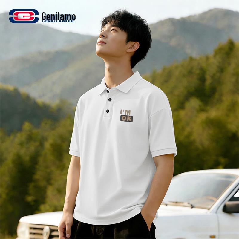 GENIOLAMODE Men s Quick-Dry Cooling Polo Shirt 2XL