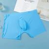 3D Convex Mold Ice Silk Men's Quick-Dry Seamless Antibacterial Boxer Briefs for Teens