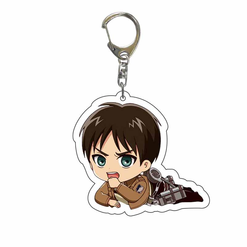 Attack On Titan Anime Acrylic Keychain Pendant - Creative Jewelry Gift