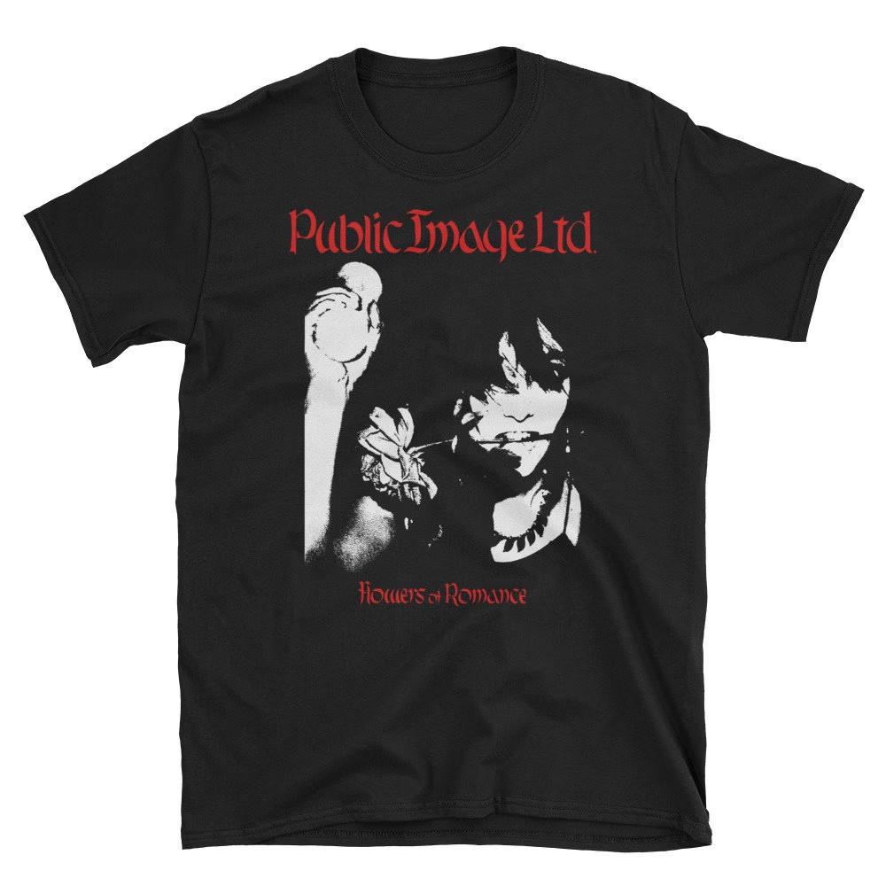 

Retro Public Image Ltd Flowers Of Romance Cotton Black S5XL Unisex Shirt MM650 Unisex T-Shirt L