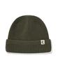 COVERNAT Authentic C Logo Short Beanie Khaki