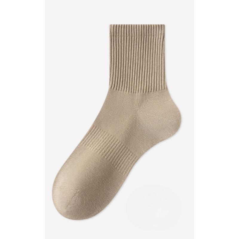 Men's Boneless Thigh-high Socks, Antibacterial, Sweat-absorbing and Breathable Long Socks, Sweat-absorbing and Odor-proof Pure Cotton Socks