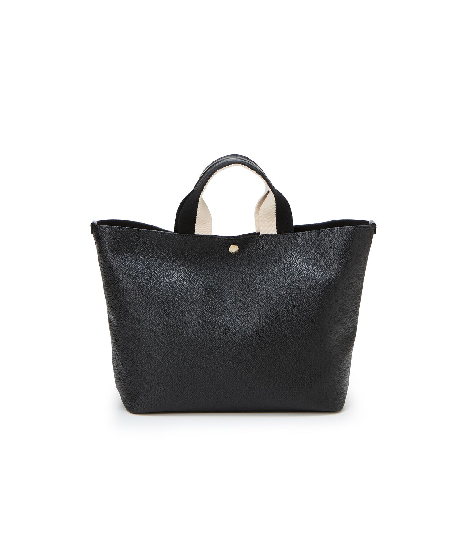 

[Breath TOPKAPI] SCOTCH GRAIN Plain Two-Tone Handle A4 Tote Bag