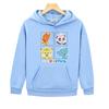 cartoon Word Party Hoodies children's Sweatshirts Kawaii Cartoon Boys/girls Clothes Fleece Autumn/Winter Streetwear High Quality