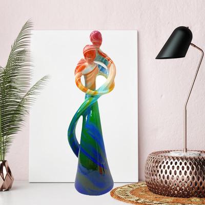 Abstract Couple Figurine for Valentine's Day Decoration Office Desk Display