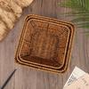 Square Imitation Rattan Woven Storage Basket Set