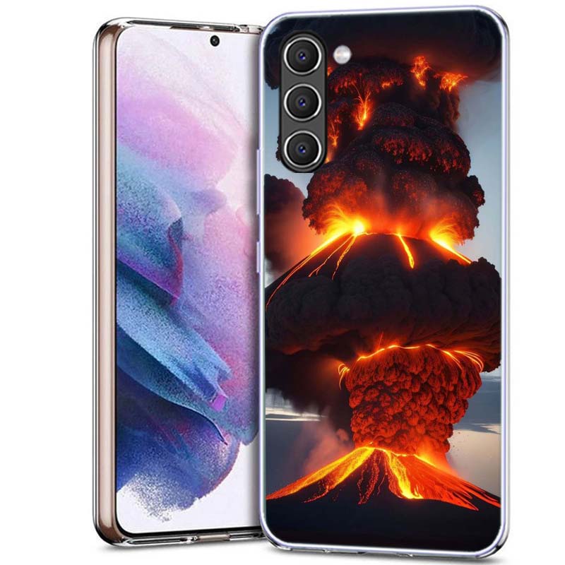 Volcanic Eruption Phone Case for Samsung A16 A26 A36 A56 A17 A37 A57 A07 A06 A02S A12 A22 A32 A52S A72 Galaxy A70 A50S A71 A51 A