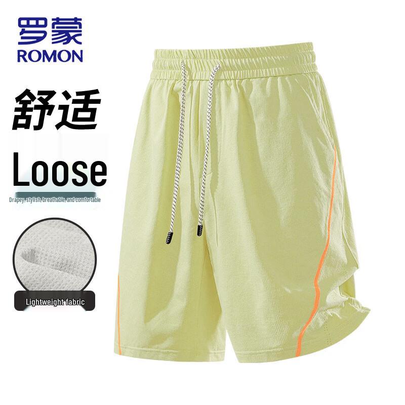 ROMON Men s Summer Lightweight Wrinkle-Resistant Cargo Shorts M