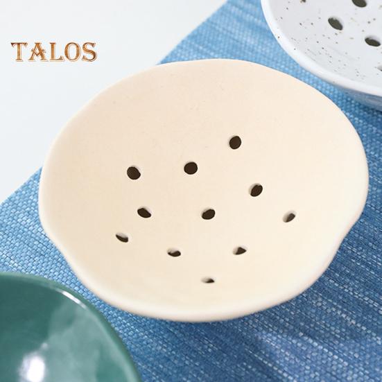 Ceramic Flower Frog Bowl Japanese Ikebana Vase Floral Arrangement Holder Desktop Flower Pot for Home Office Wedding Festivals