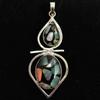 CERTIFIED 52 Ct Natural Opal Sterling Silver Fancy Pendant For Anniversary Gift