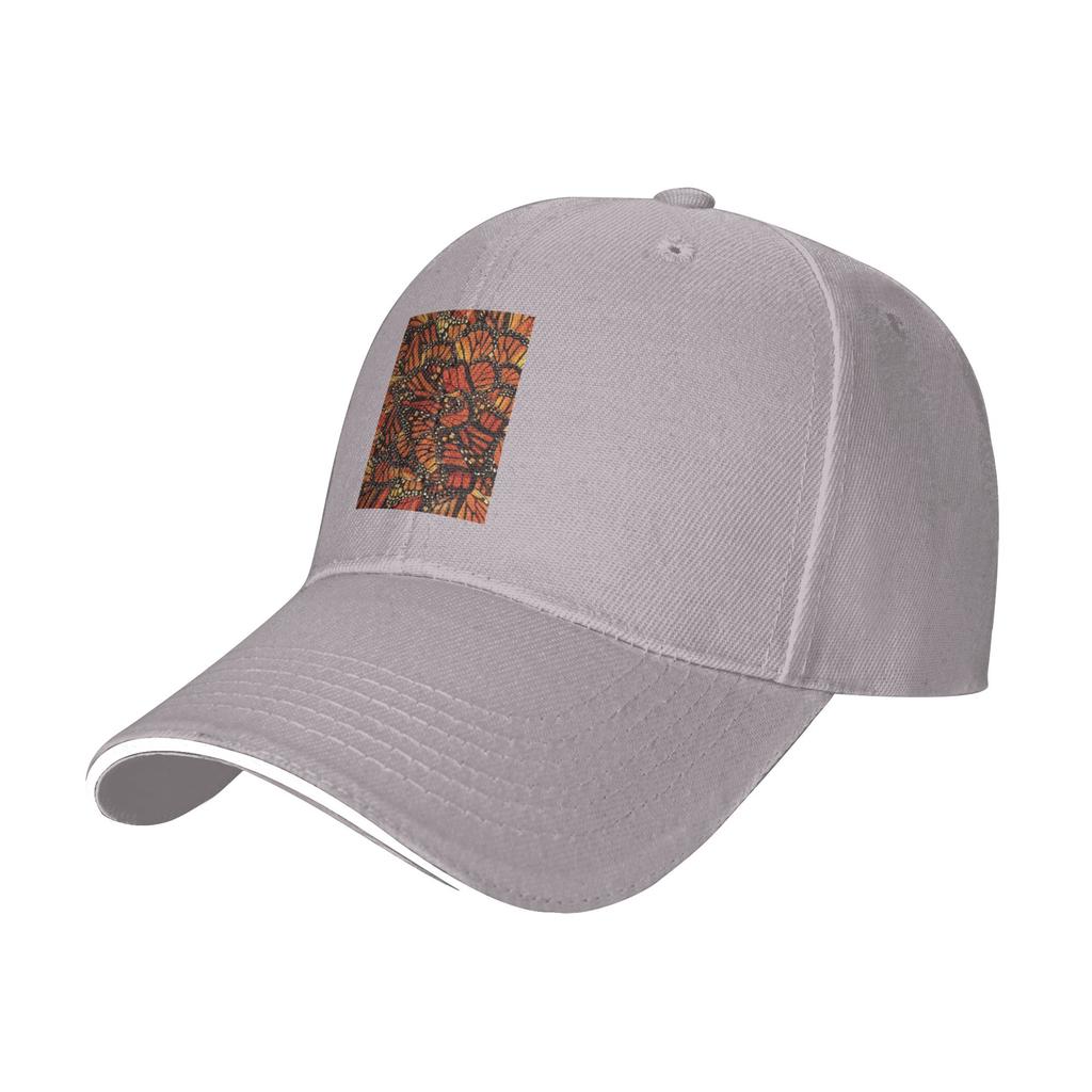 Orange Monarch Butterfly Cap Casual Baseball Caps Adjustable Hat Hip Hop Summer Unisex Baseball Hats Customizable