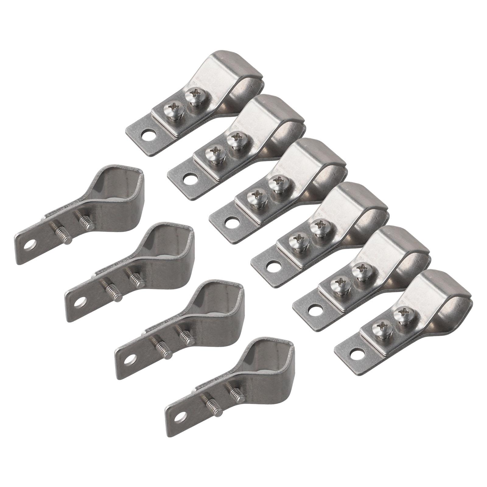 Easily Adjustable SS304 Clamp Set Perfect for Different Pole Sizes in Shade Use