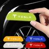 4PCS/set Car Door Safety Warning Reflective Mark 3D Sticker for Auto Styling Suitable For Model 3 Model X Y Style Roadster