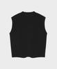 Teildeon Wool Cashmere Knit Vest Black