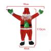 LED Santa Claus Christmas Decoration Hanging Light Statue Ornament for