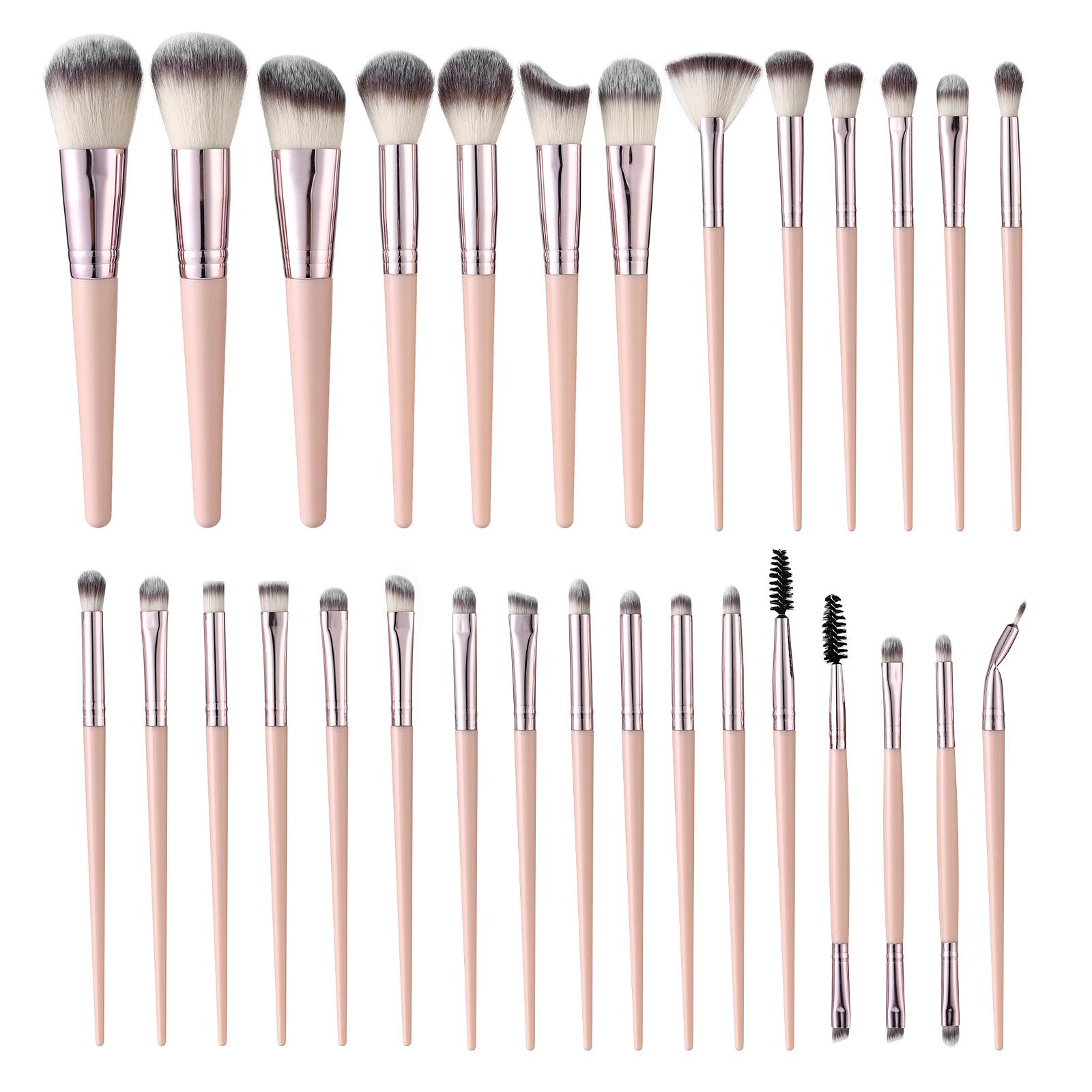 

Профессиональный набор инструментов для макияжа из 20/30 предметов: Кисти, Спонжи и Инструменты для Чистки