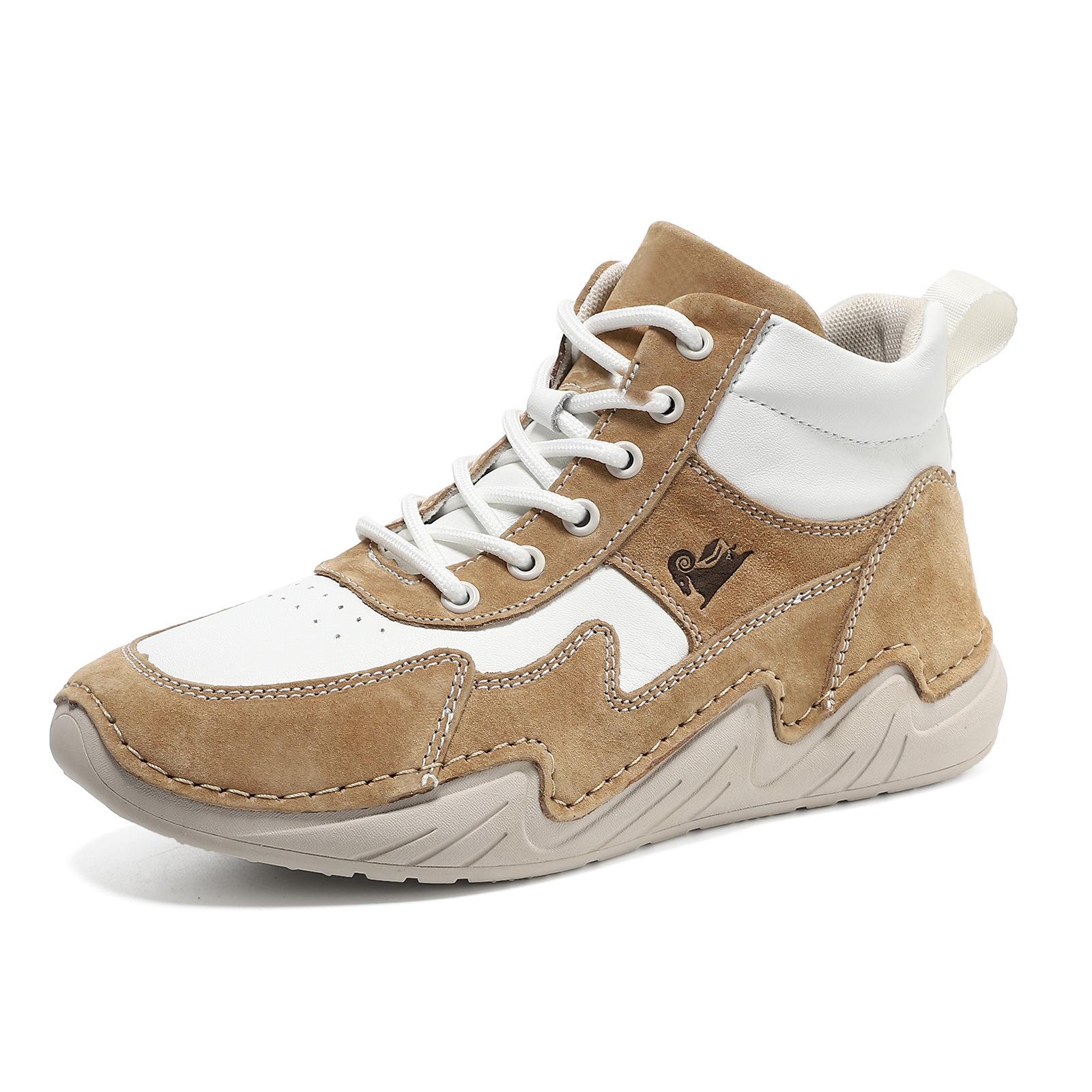 

Женские ботинки Мартин из кожи первого слоя, высокие, больших размеров, женские, осенне-зимние, короткие ботинки, спортивно-повседневная обувь, универсальная кожа 42