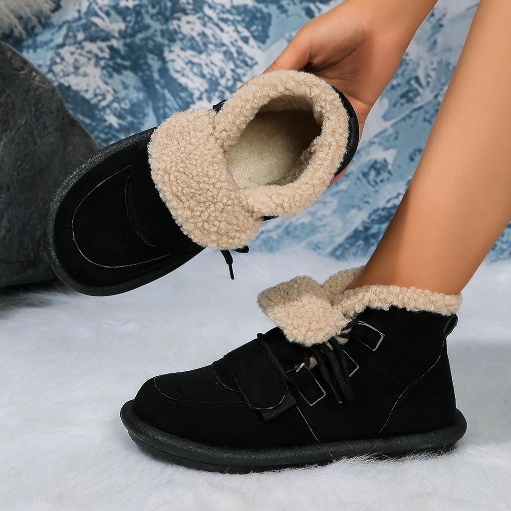 New  Winter Snow Boots for Women Casual High-top Shoes Warm Lace-up Womens Sneakers Ankle Boots Apatillas De Mujer  326