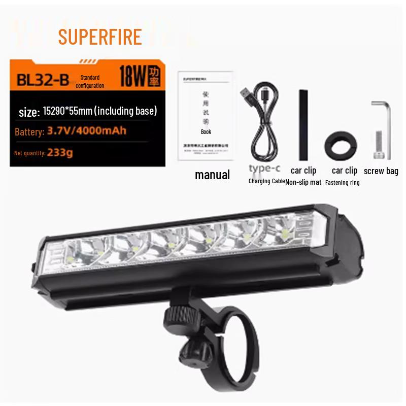 SupFire BL32-B Rechargeable Bicycle Headlight