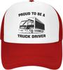 Truck Driver Cute Funny Trucker Caps Womens Hiking Hats Proud To Be A Truck Driver Summer Outdoor Humor Hats