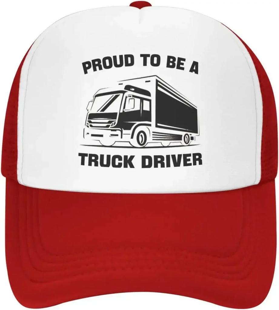 Truck Driver Cute Funny Trucker Caps Womens Hiking Hats Proud To Be A Truck Driver Summer Outdoor Humor Hats