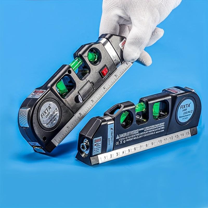 1pc Laser Level, Marking Tool, Multi-purpose Laser Level Kit, Standard Crosshair, Laser Level Beam Tool, with Metric and Imperial Tape Measure