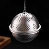 Stainless Steel Loose Infuser Leaf Tea Filter Strainer Seasonings with Chain