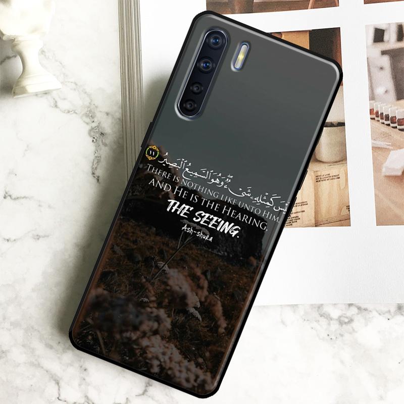 Muslim Islamic Quran quotes Case For Oppo A96 A76 A16 A18 A38 A58 A78 A98 A15 A17 A77 A74 A94 A54 A57S A40 A60 A80 Cover