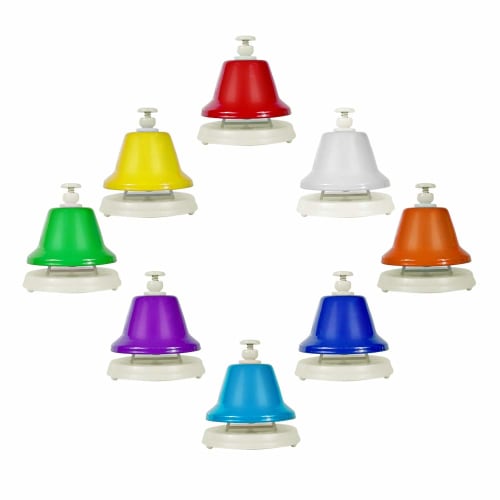 Ennbom Music Bells, Hand Bells, 8-Note Set, Colorful, Touch-Activated, Gift for New Year