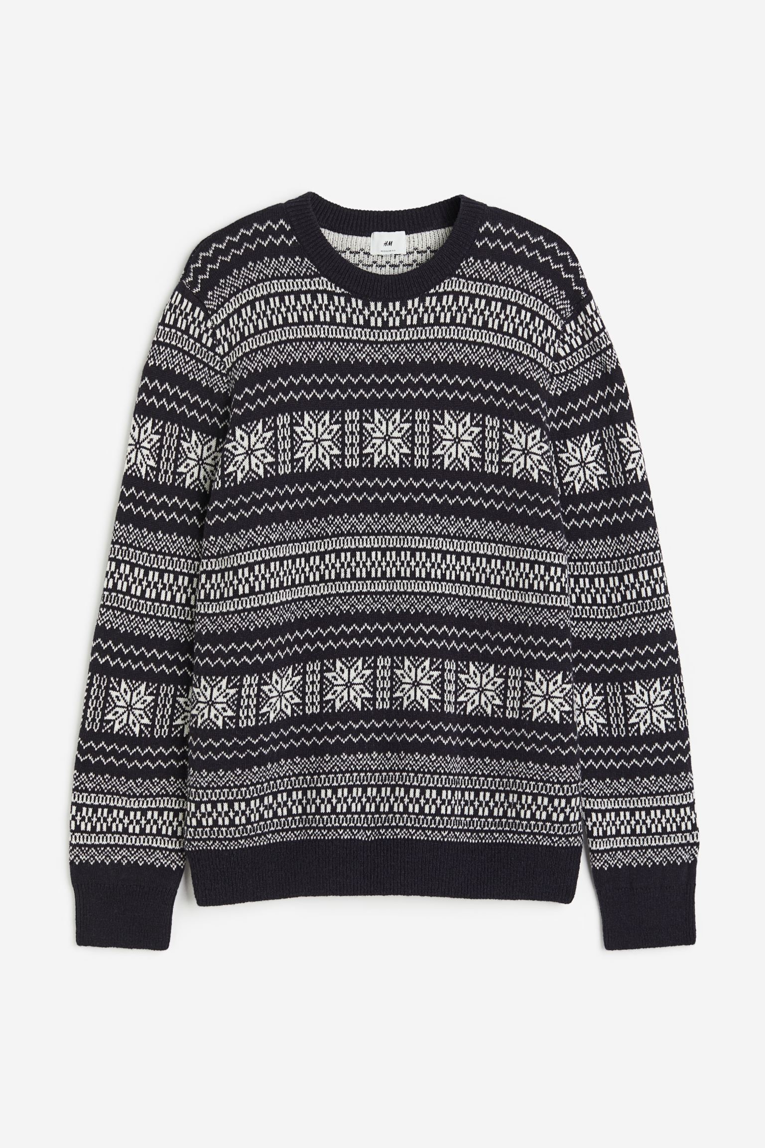 

Джемпер Regular Fit жаккардовой вязки