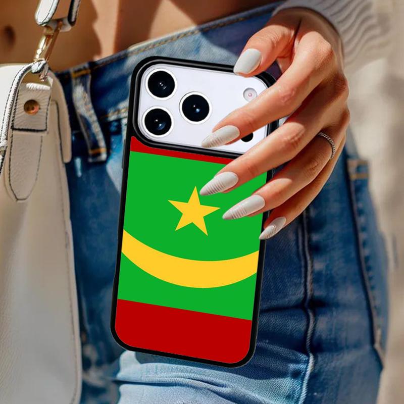 Mauritania Flag Phone Case For iPhone 17 Air 14 15 13 12 Max Cover For Apple 16e 11 Pro Max Plus Coque