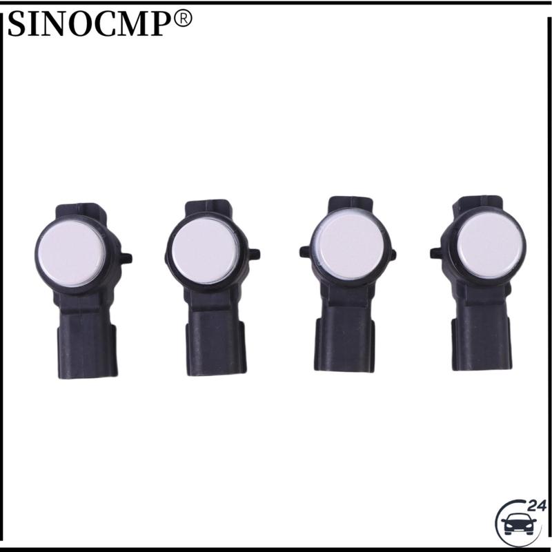 4pcs Parking Sensor Silver 23428268 For GMC Chevy Silverado Cadillac Buick 23428268 Electric Bumper Aid Backup Radar Sensor