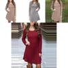 Stylish Women's Knitted Sweater Jumper Mini Dress For Cozy Winter And Autumn Wear