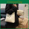 Stylish Black Pu Shoulder Bag Modern Chic Design Trendy Everyday Tote Handbag