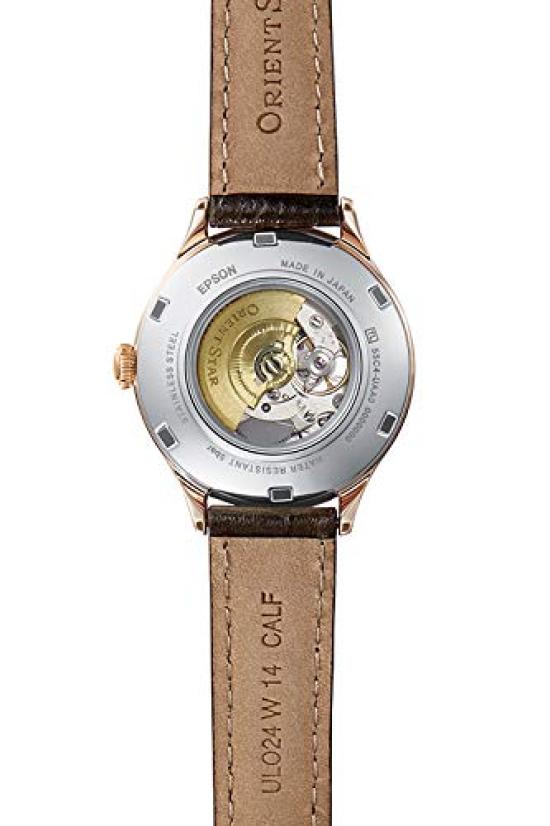 Orient Star RK-ND0003S Women's Automatic Watch, Classic Semi-Skeleton, Mechanical, Made in Japan, with 2-Year Manufacturer's Warranty, Open Heart,