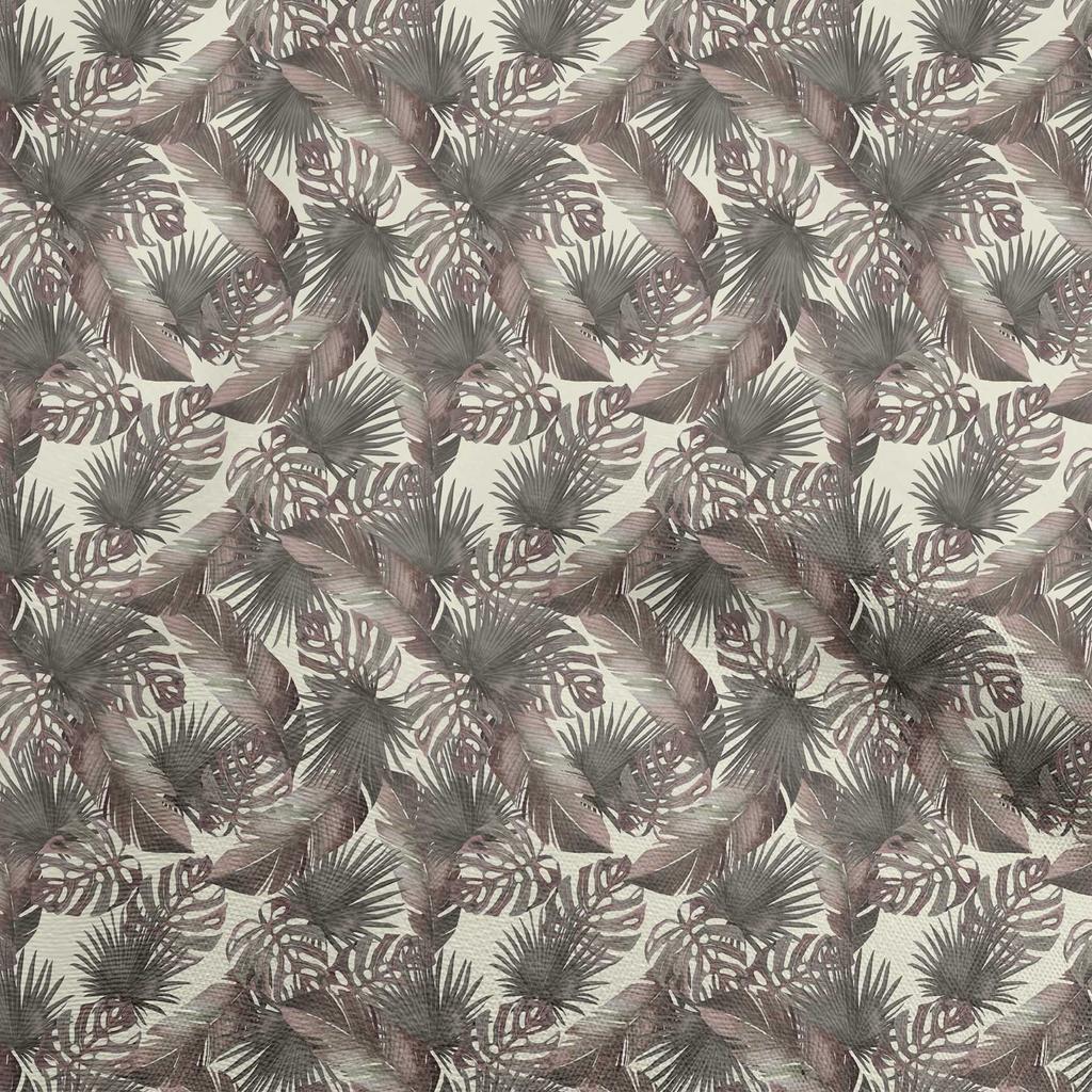 oneOone Cotton Cambric Dark Rose Brown Fabric Tropical Fabric For Sewing Printed Craft Fabric By The Yard 42 Inch