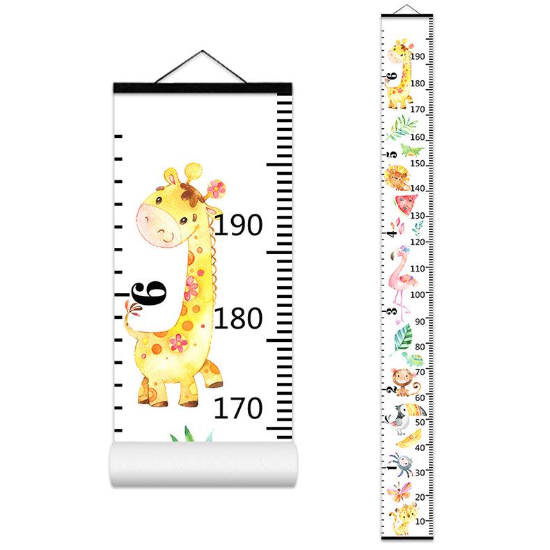 Nordic Style Children's Height Chart - Decorative Wall Hanging Measuring Sticker