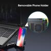Coolcold 15,6-17,3 Zoll Laptop-Kühlpad mit 6 leisen Lüftern, 7-stufig einstellbare Windgeschwindigkeit, Laptop-Kühler mit Handyhalter