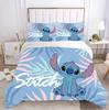 Stitch 3-Piece 1 Quilt Cover One Piece Bedding Set Comforte Luxus Exquisite Birthday Gift 100% Polyester Home Decor