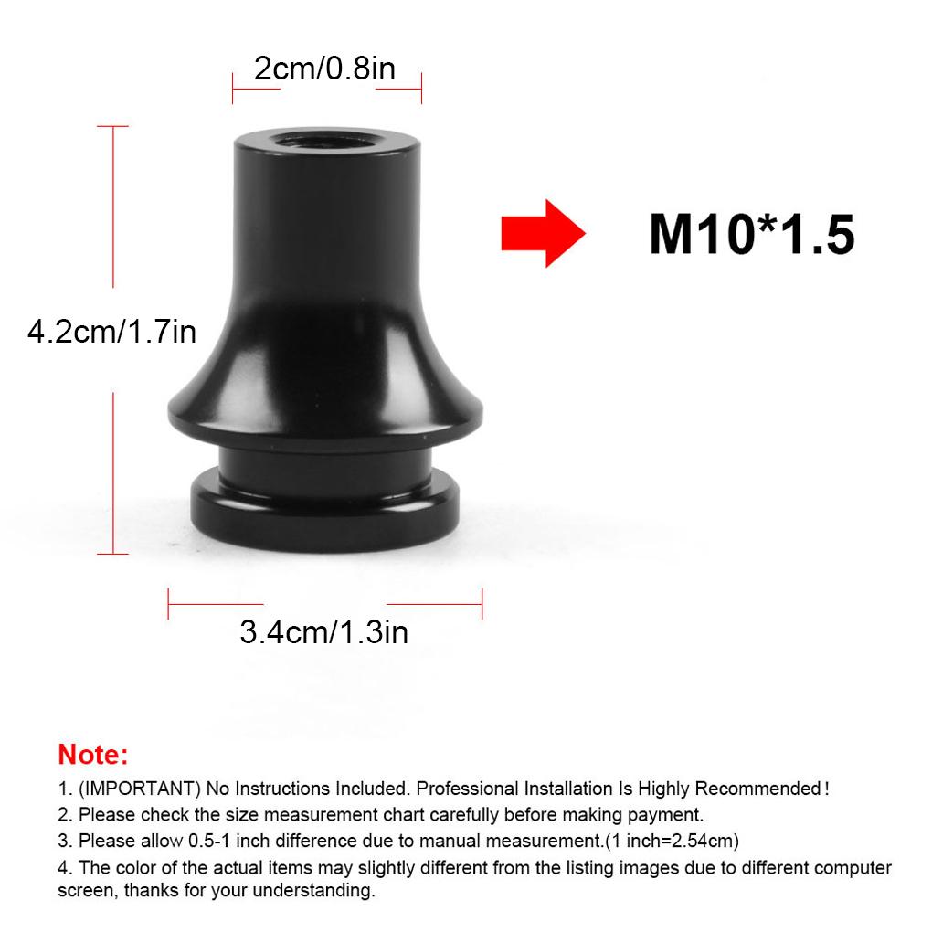 Univerzální M10X1.5 M10X1.25 M12X1.25 Závit Adaptér držáku botky pro hlavici řazení Manuální řazení pro Honda Pro Toyota pro Nissan